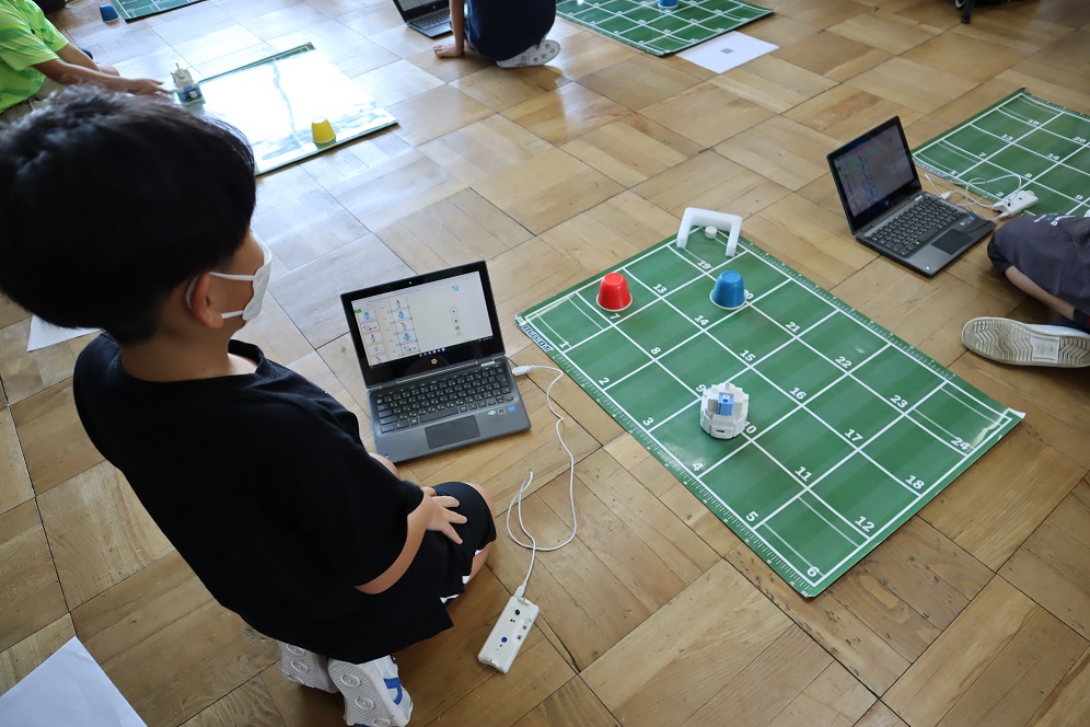 Chromebook™でプログラミング「富士宮市立白糸小」